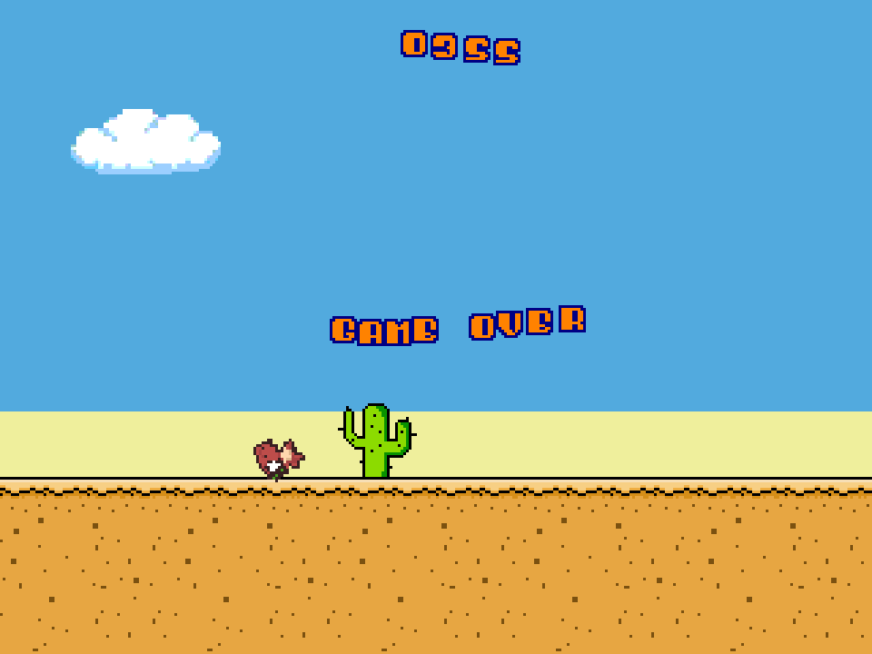 Dino Run atari screenshot